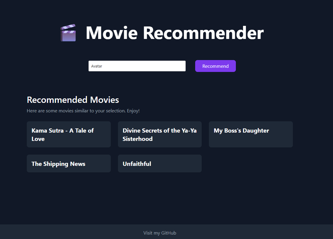Movie Recommender