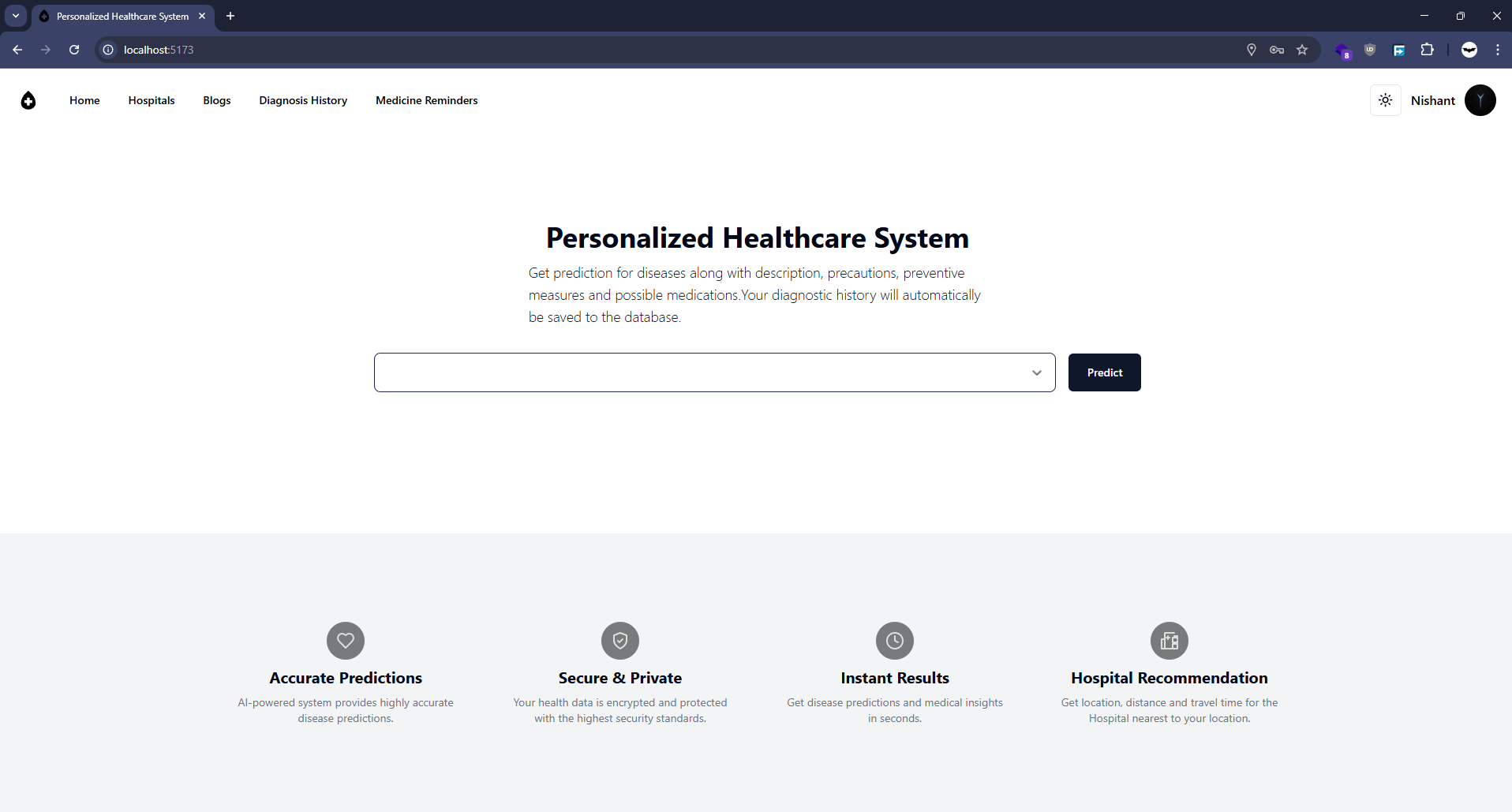 Personalized Healthcare System